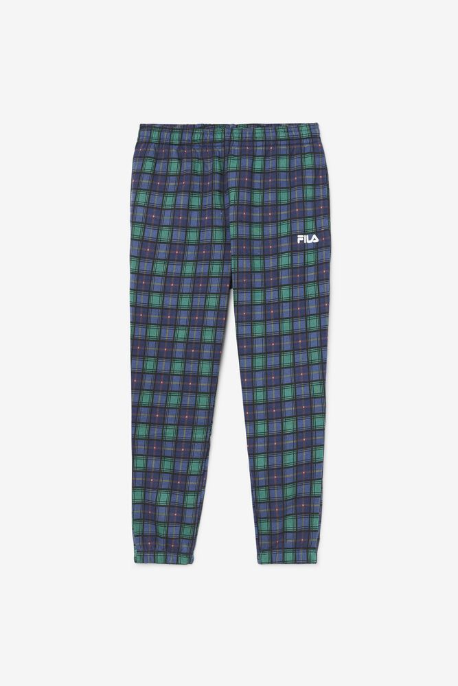 Pantaloni Fila Barbati Bleumarin Dorm Plaid Jogger OTLV-57964